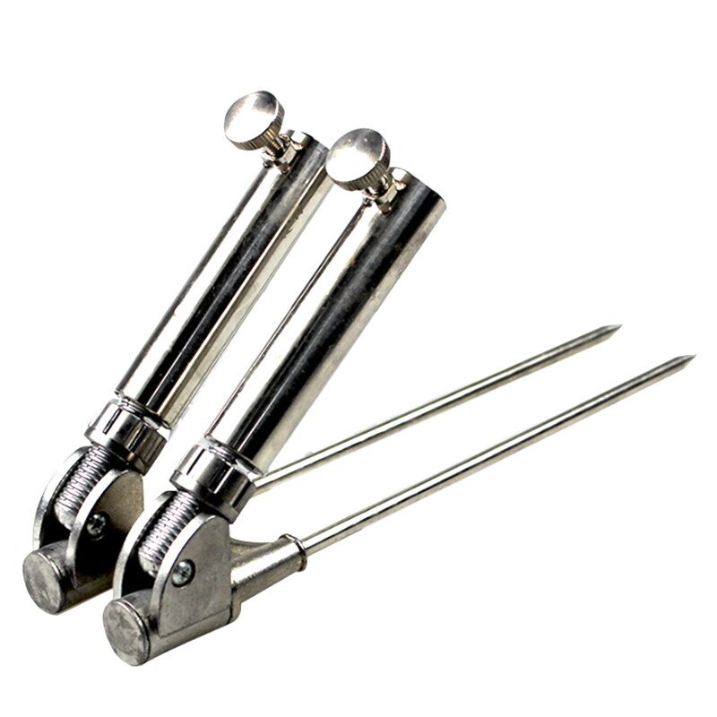 Stainless Steel Universal Double Turret Mount to Double Turret Fishing Rod Bracket: Default Title