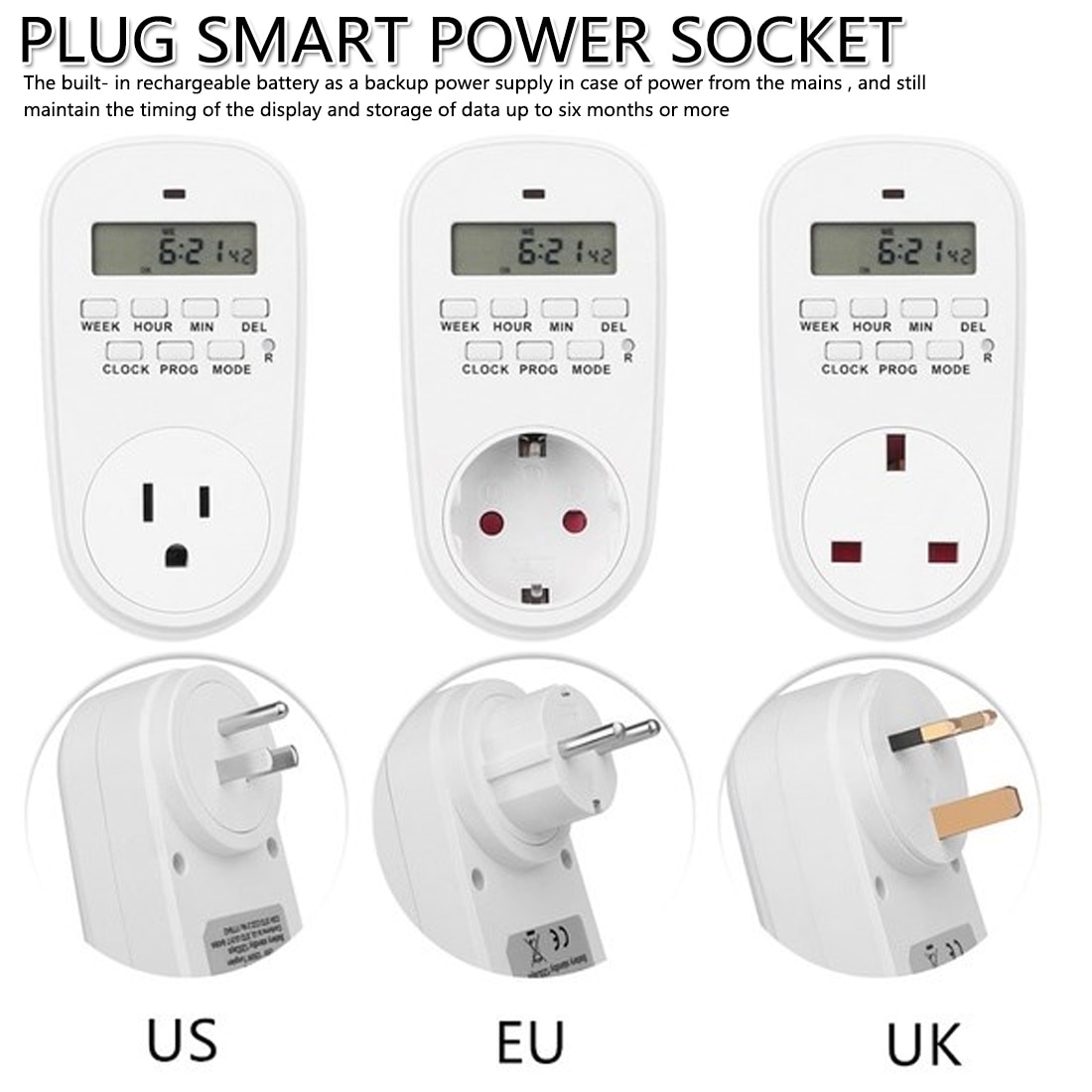 7 Days Programmable Timer Switch Countdown Outlet ... – Vicedeal