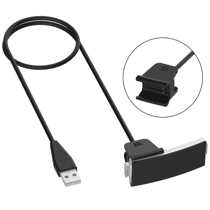Vervanging USB Opladen Cradle Kabel Met Reset Knop Voor Fitbit Alta HR 1M