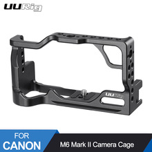 Uurig M6 Camera Metalen Kooi Voor Canon M6 Mark Ii Dslr Nauwsluitend Kooi Met Geïntegreerde Handgreep/Koud shoe Mount Vlog Rig