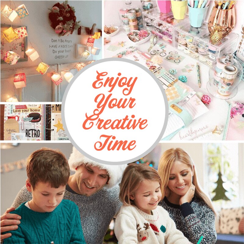 Cartoon Floral Sticker Tape Pen Funny Kids Stationery Notebook Diary Decoration Tapes Label Sticker Paper Decor for Kids TB