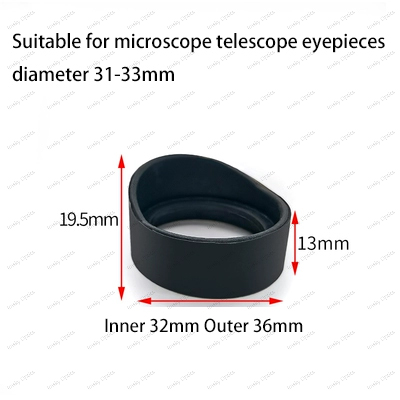2 PCS 28-36mm Various Soft Rubber Eyepiece Eye Shields Eye Cups Guards Binoculars Microscope Telescope Night Vision Eye Cups: Blue