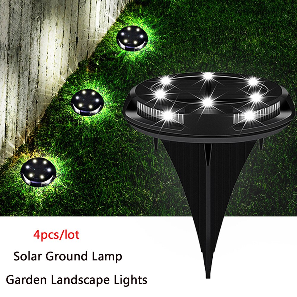 Tuin, oprit, gazonlamp, buiten, tuin, kleur, op zonne-energie werkende, ondergrondse verlichting, waterdichte tuinpadverlichting ,  q30