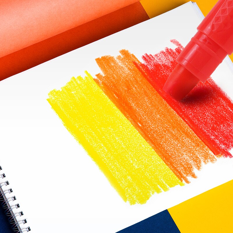 Silky Crayon Hello for drawing painting rotating smooth pencils set washable pastel for kids painters artists