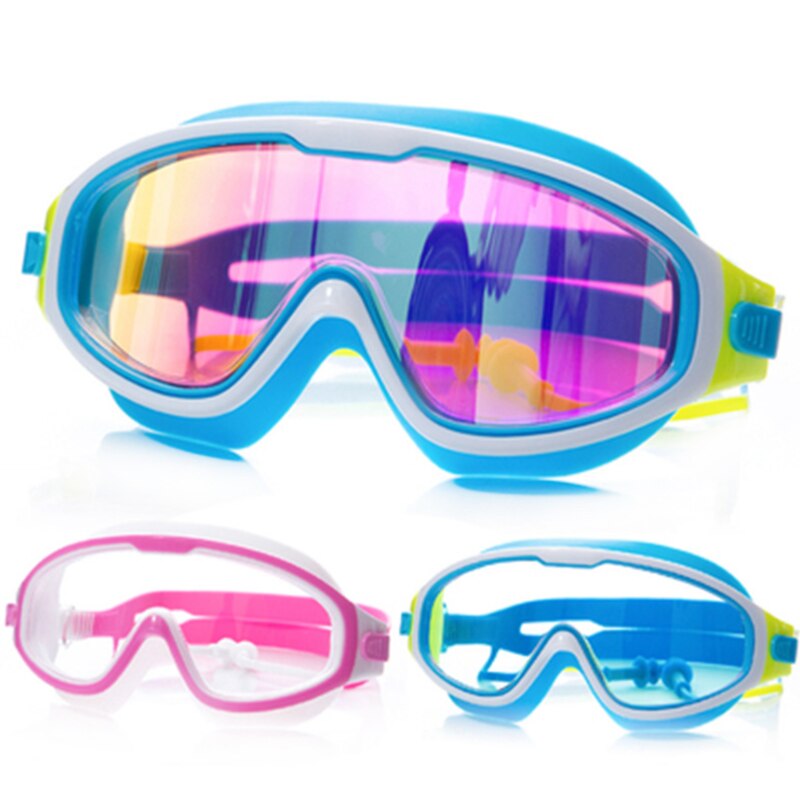 Kids Swim Eyewear Professionele Jongens Meisjes Frame Anti-Fog Zwembad Zwemmen Bril Siliconen Masker Zwembril
