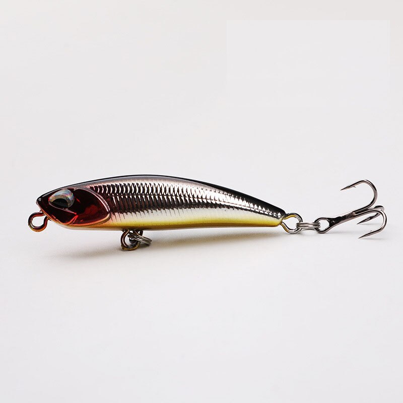 1Stck Elritze Untergang Langsam Bleistift Angeln Locken 5cm 5g Crankbait Wobbler ABS Künstliche Harten Köder sehen Meer angelgerät: A