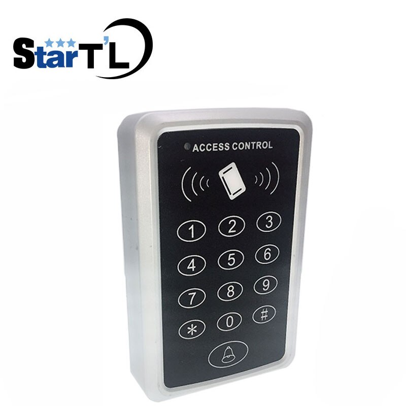 T11 gate access control system rfid access control reader 10 EM4100 keychains 125KHz Card Reader For Door Access: Brown