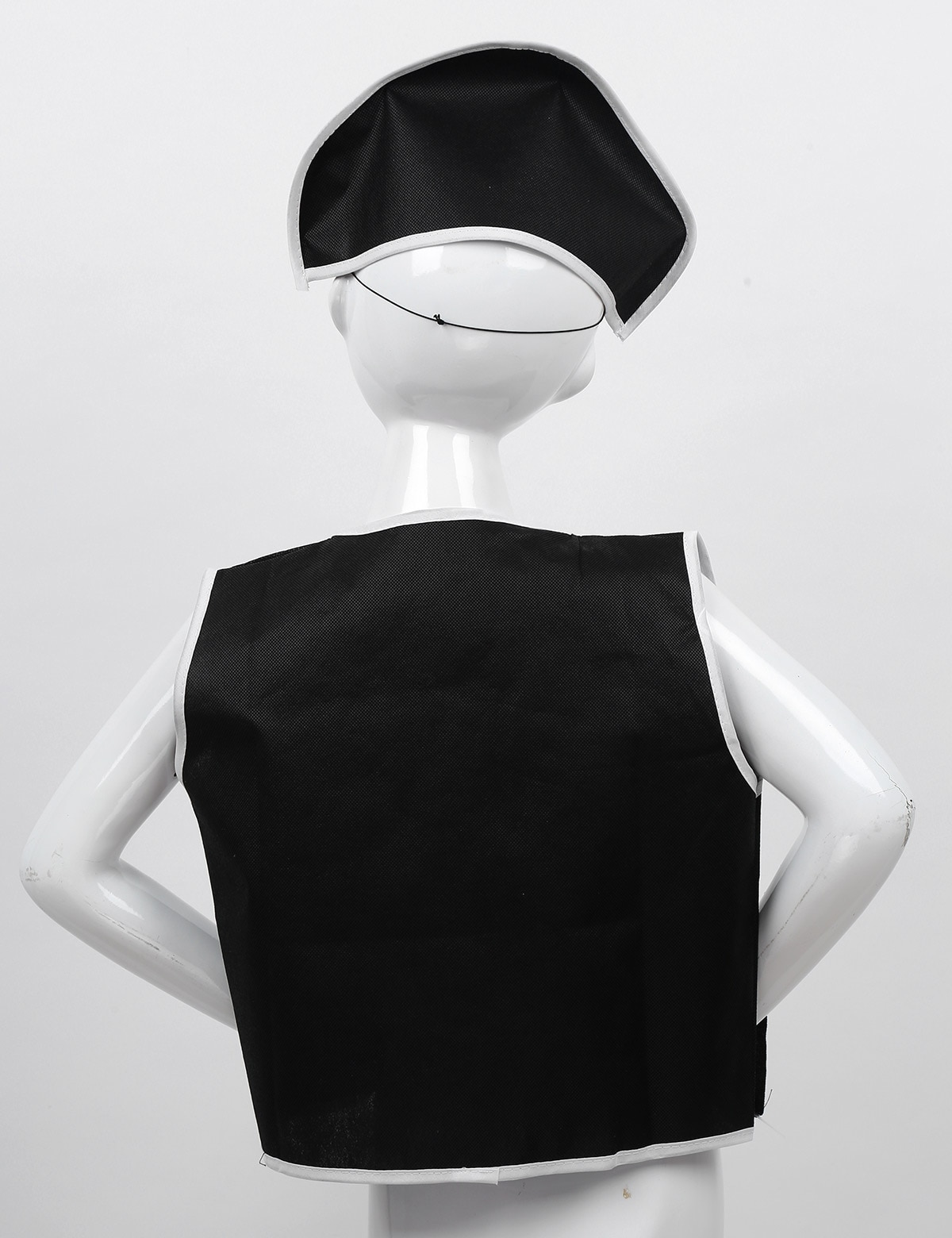 5Pcs Kids Halloween Costume Pirate Role Play Dress Up Set for Boys Girls Prom costumes Unisex Top Sleeveless Vest with hat