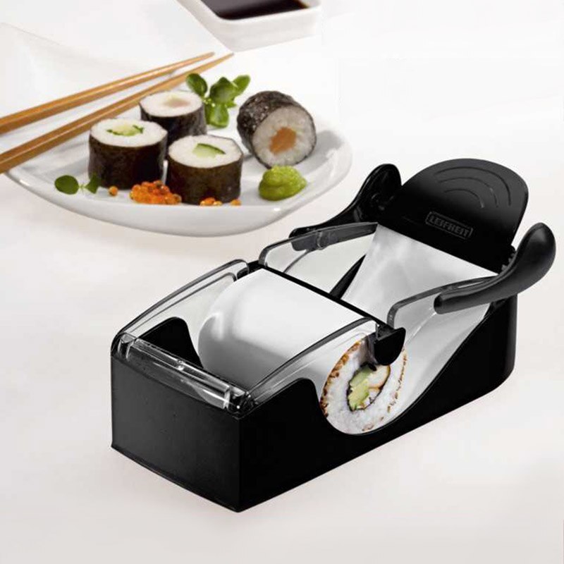 Diy Magic Rijst Roll Sushi Maker Cutter Roller Keuken Creatieve Onigiri Sushi Roller Mold Perfect Sushi Bamboe Gordijn Gereedschap