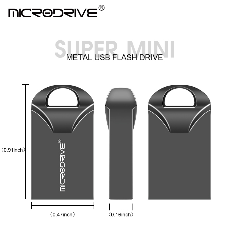 Mini unidad Flash USB Pen Drive USB 2,0 Pendrive 64GB 32GB 16G 8G 4G memoria Flash con llavero 128GB U disco creativos