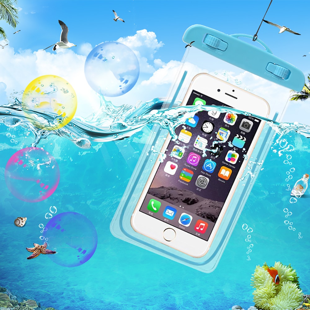 IP68 Universal Waterproof Mobile Phone Shell Waterproof Bag Mobile Phone Bag PV Cover For iPhone 12 11 Pro X 7 8 Samsung Xiaomi