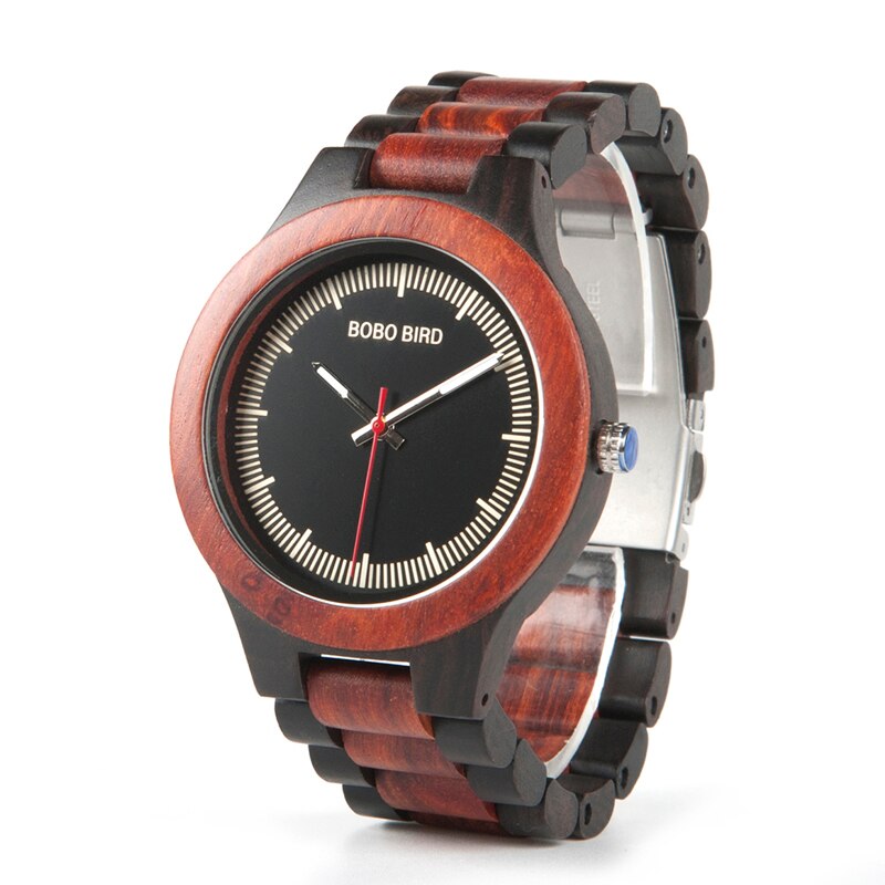 Montre homme BOBO BIRD drewniane zegarki dla mężczyzn ceny specjalne zegarki na rękę wysokiej jakości drewniany zegarek zegar człowiek Dropshipping: O01
