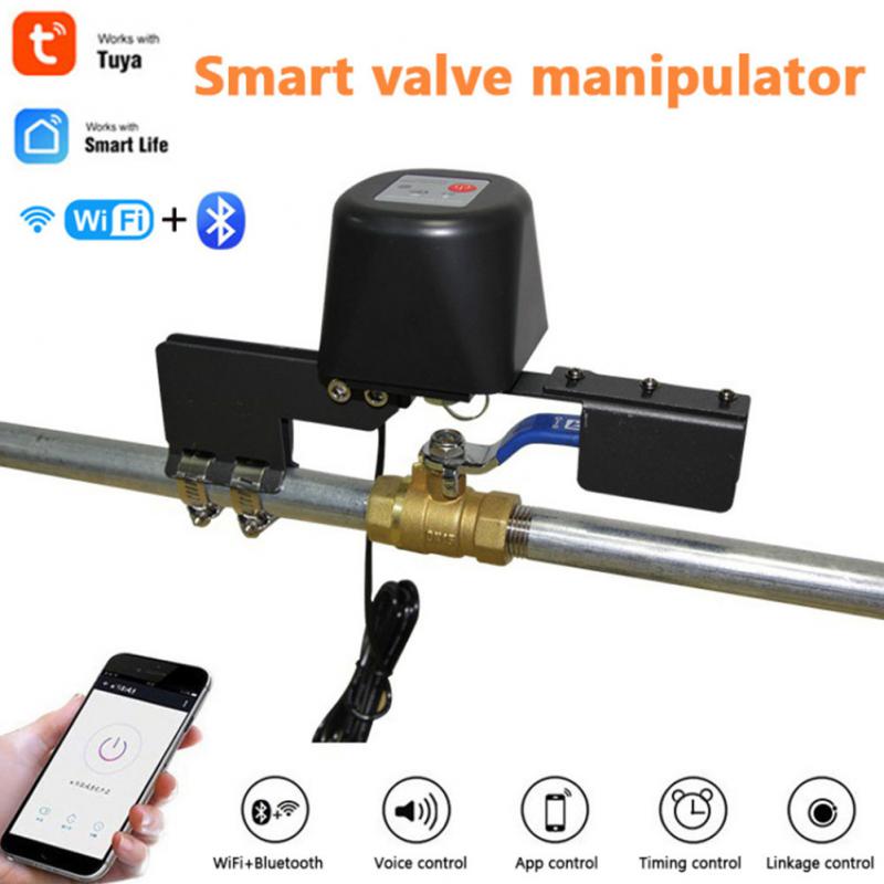 Tuya WiFi Smart Water Valve Wireless Control Gas Water Valve Smart Home Automation Control Valve Work With Alexa Google Home