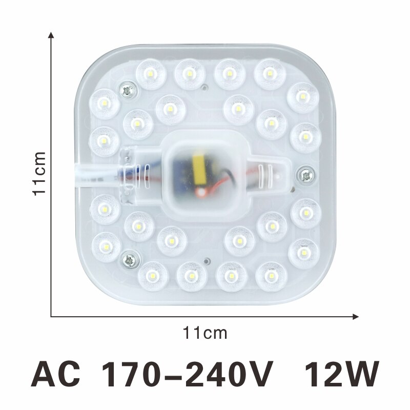 Led Plafond Lampen Module 12W 18W 24W 36W 2835SMD AC220V Led Licht Vervangen Plafond Lichtbron eenvoudige Installatie Indoor Verlichting: 12W / Cold white