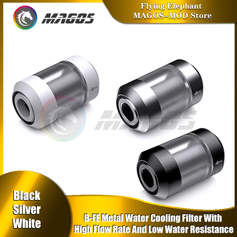 B-FE-Wasserkühlungsfilter aus Metall mit hoher Durchflussrate und geringer Wasserbeständigkeit, 0,058 mm Loch, DIY G1/4'' Gewinde, 250 Mesh Filternetz