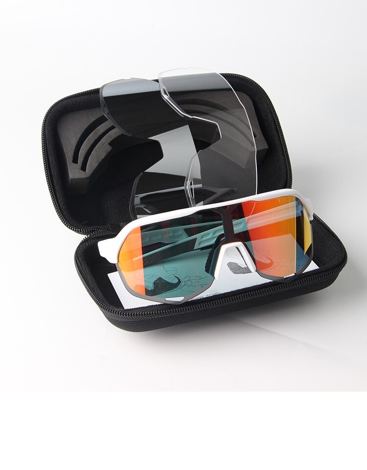 Outdoor Cycling 100 s2 occhiali da sole da uomo bici occhiali Anti-UV moto sport Mountain Bike UV400 Set di occhiali fotocromatici: A7
