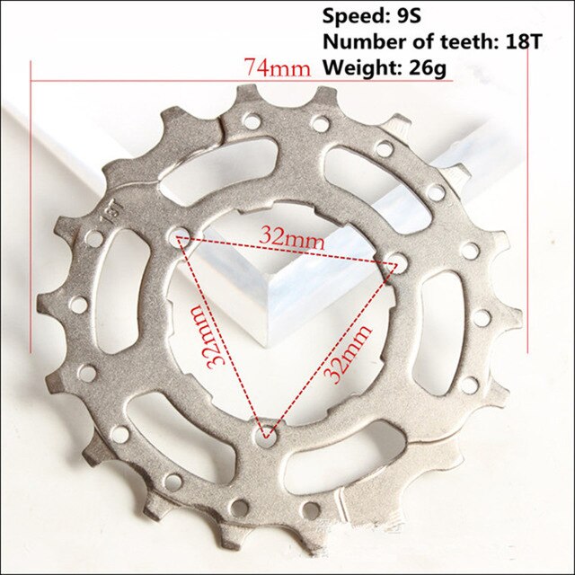 mountain bike cassette flywheel 9S 11T-19T full range of flywheel repair parts compatible with SHIMANO/SRAM/SunRace: 9-speed 18T