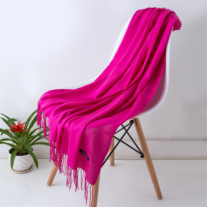 Sommer kvinner hijab skjerf tynne sjal og omslag dame solid kvinnelig hijab stoles lange kashmir pashmina foulard hodeskjerf