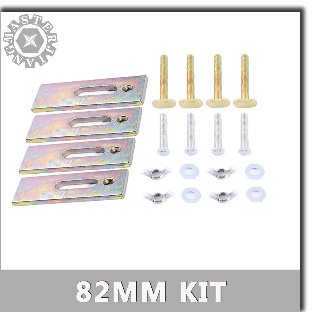 4 Sets 1 lot CNC Engraving Machine Fastening Plates Fixture Clamps Length 82MM for CNC engraving machine T-slot Working Table.