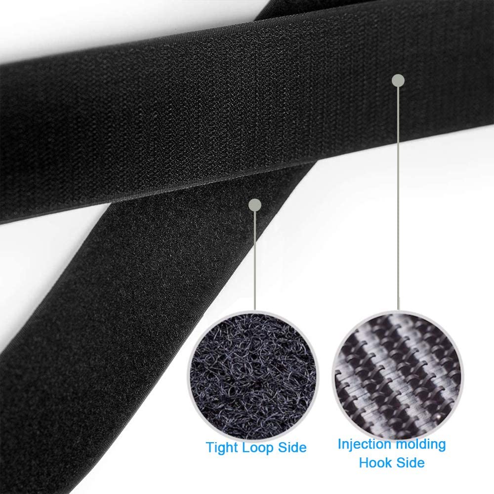 1Meter 16-150mm Sew on Hook and Loop Non-Adhesive Fastener Tape Nylon Strips Fabric Interlocking Tape Adhesive Diy Accessories