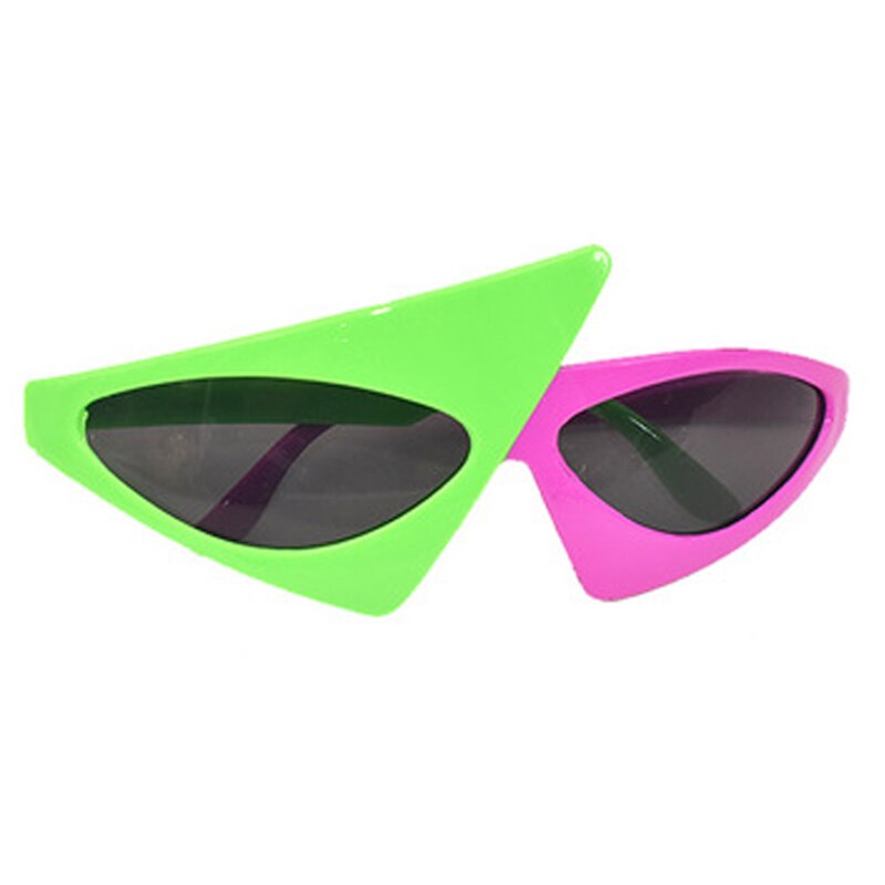 Bébé jouets chapeau hip-hop Roy Purdy Style asymétrique lunettes de soleil nouveauté vert rose contraste couleur enfants fête jouets