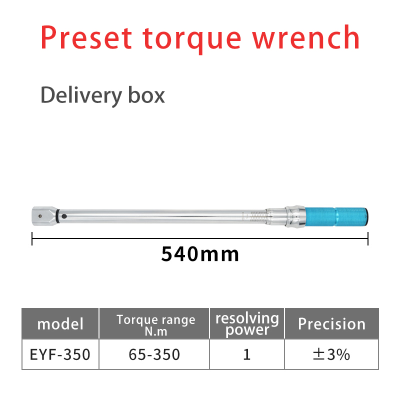 350N.m Open End Interchangeable Torque Wrench 6N.m 20N.m 25N.m 150N.m 30N.m 110N.m 60N.m Preset Open End Spanner Torque Wrench: 65-350N.m