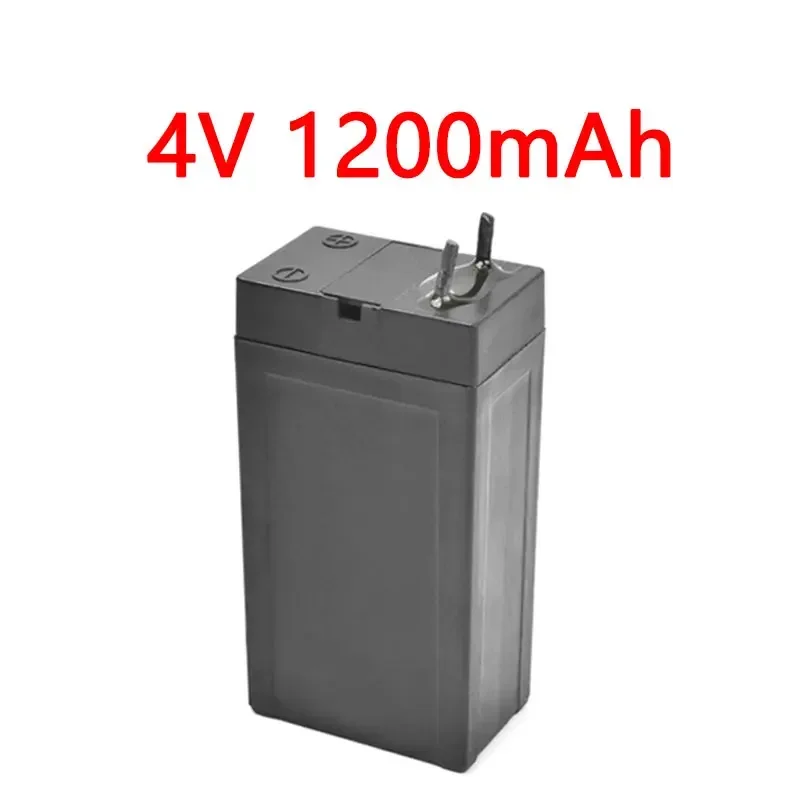 PURFIELD 4V Batteria al piombo 1200mAh Batterie ricaricabili di accumulo Torce elettriche Lampada a LED Fari Scacciamosche elettrico