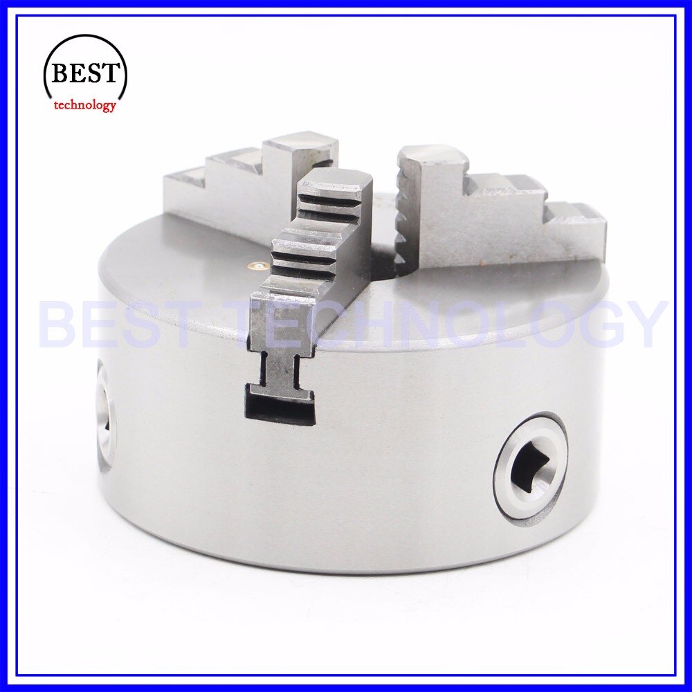 K11 130mm 3 jaw Chuck self-centering manual chuck four jaw for CNC Engraving Milling machine ,CNC Lathe Machine!