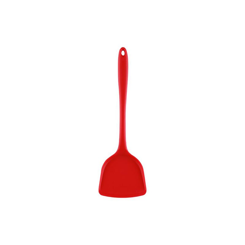 Espátula giratoria de silicona para freír huevos, pescado, utensilios de cocina, utensilios de cocina, 1 Uds.: Red