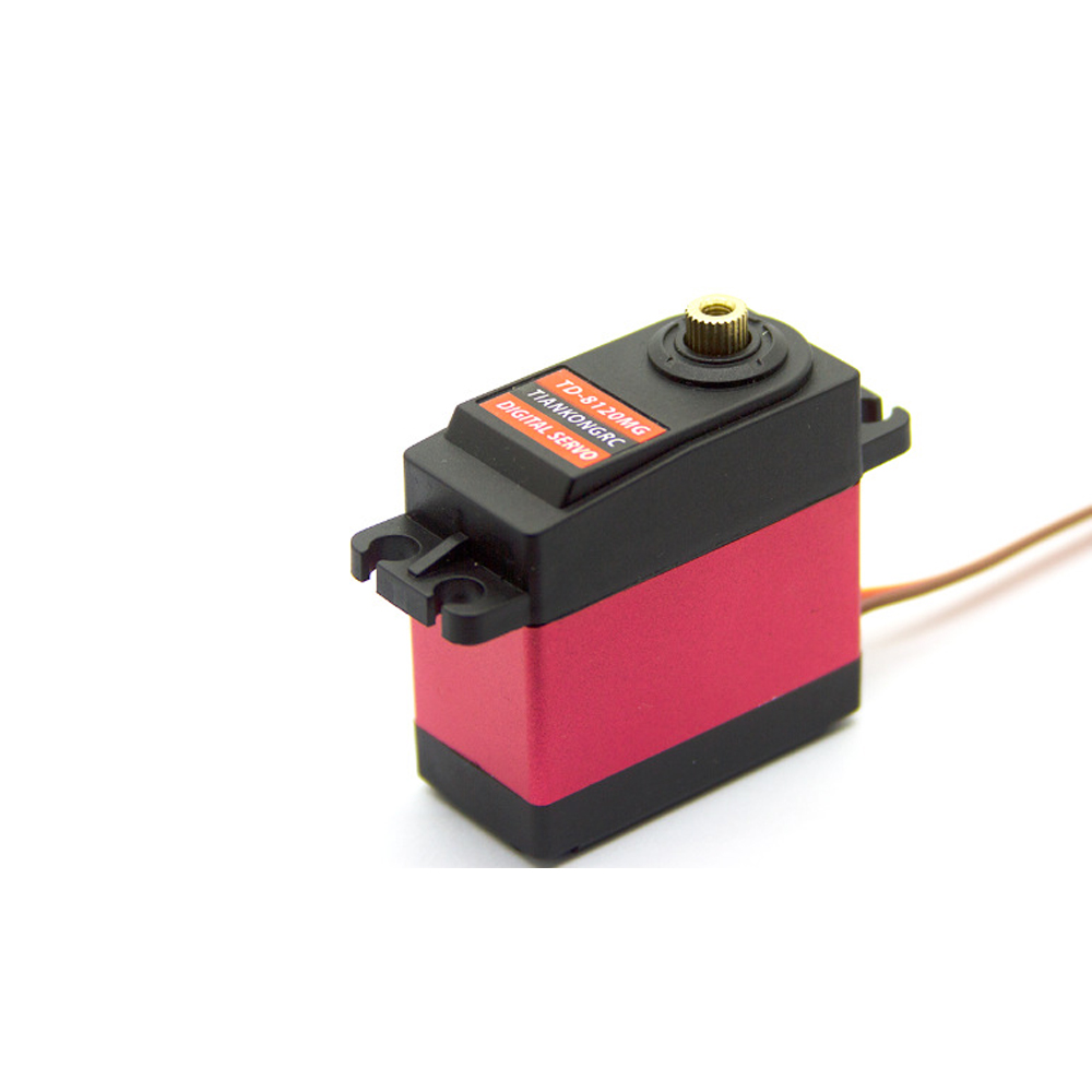 1x Waterproof Rc Servo 180 Angle And High Speed Metal Gear Digital Servo Baja Servo 20kg/.09s For 1/8 1/10 Scale Rc Car