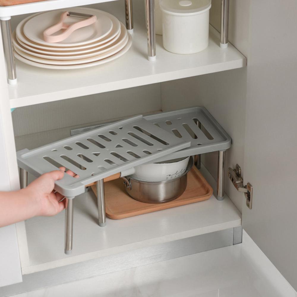Multifunctional Kitchen Storage Rack Detachable Dishes Bathroom Shelf Accessories Retractable Layered Capacity Seasoning