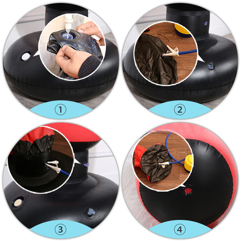 Inflatable Boxing Punching Bag Boxing Sack For Adult Children PVC Thick Boxing Pillar Tumbler Standing Sandbag Fitness Training