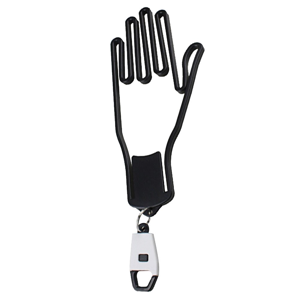 Support de séchage de gants, cintre pour gardien de but, Support suspendu en forme de main avec porte-clés, équipement de Golf, accessoires: White