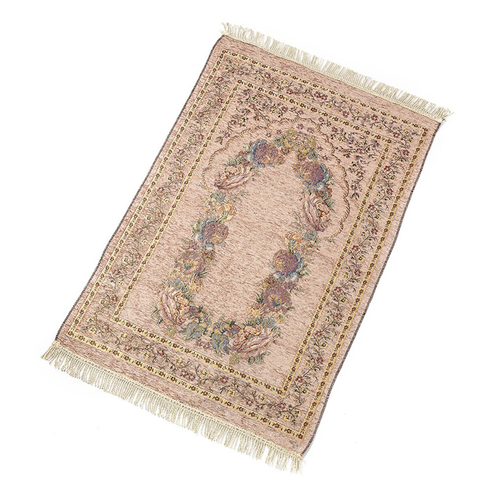 Ramadan Quran Islamic Muslim Prayer Rug Carpet Mat Tassel Tablecloth Cover Yoga Mat MDJ998