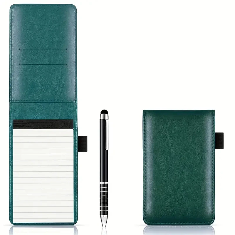 Small Pocket Notepad Diary Mini Portable Notebooks With Pen School Supplies Stationery Useful Office: Burgundy
