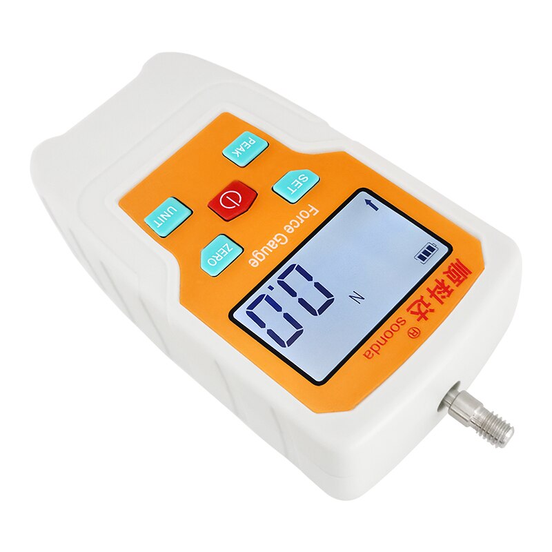 Digital Force Tool 2-500N,Force Gauge,Kg,Ib,Oz,Force Meter Pressure Gauge Spring Dynamometer Pulled Gage Tensile Testing Tester