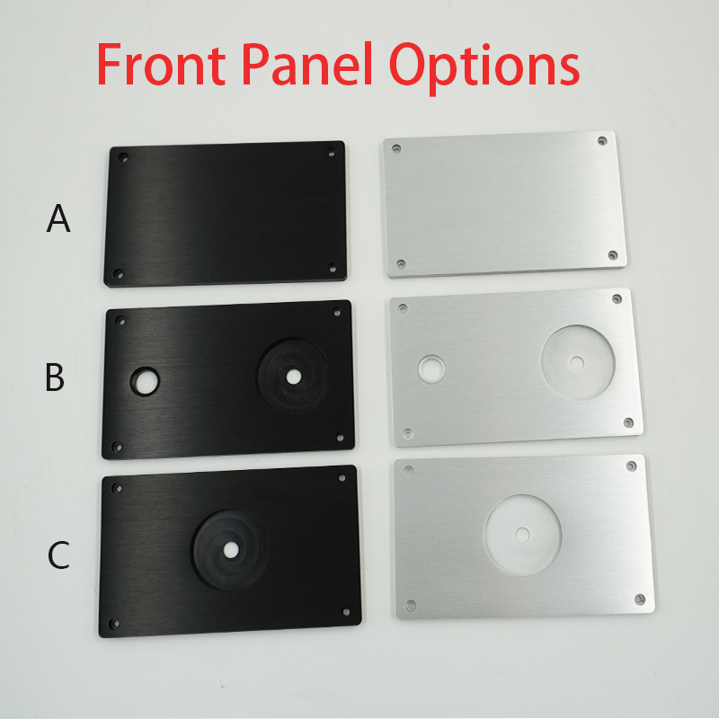 1Piece Aluminum DAC Tube Amplifier Split Power Supply Enclosure Mini AMP 126 Case Chassis Preamp Box PSU Headphone Amplifier Cha