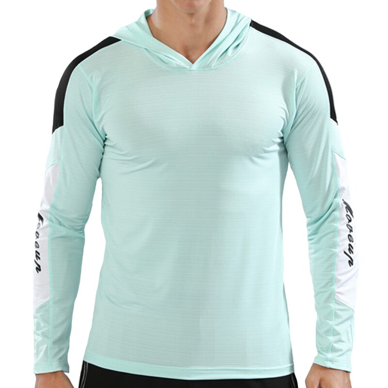 Wosawe herr ourdoor joggingjackor cykeljackor löparjackor fitness sport kappa huva tight hoodie gym fotboll träning: Blå / Xxxl