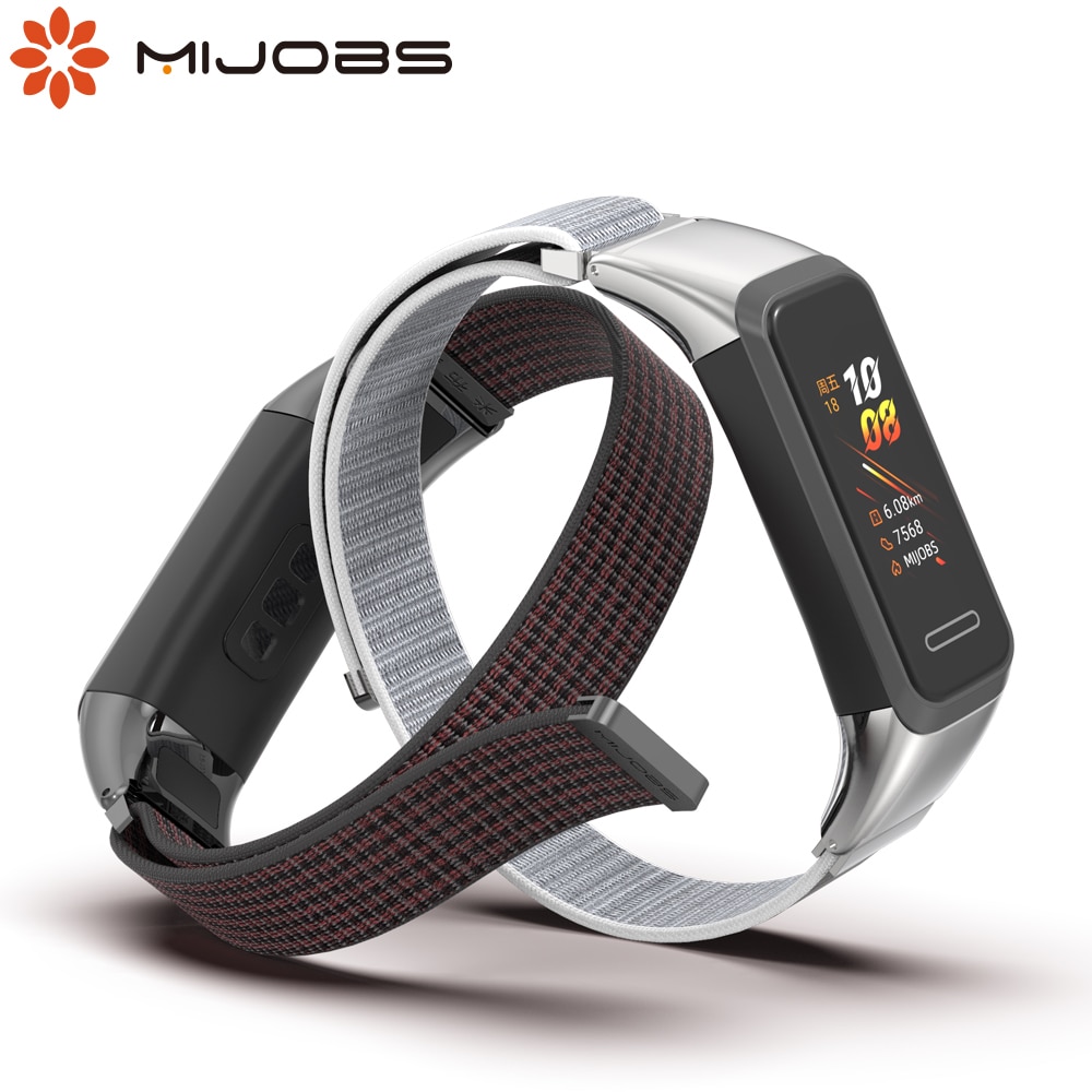 Til huawei band 4 rem nylon armbånd til correa huawei band 5i rem armbånd udskiftningstilbehør