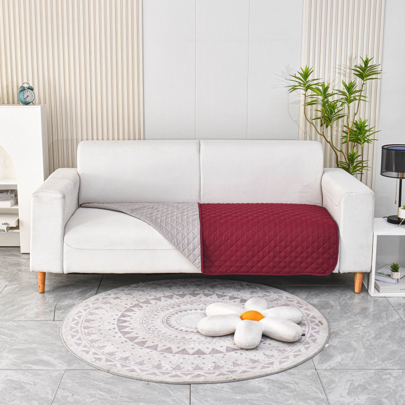 Funda de cama antideslizante impermeable para perros y manta para mascotas, sofá, alfombrilla para cama para mascotas, protectores de colchón para incontinencia de coche, funda para sofá y muebles: XS / Rojo