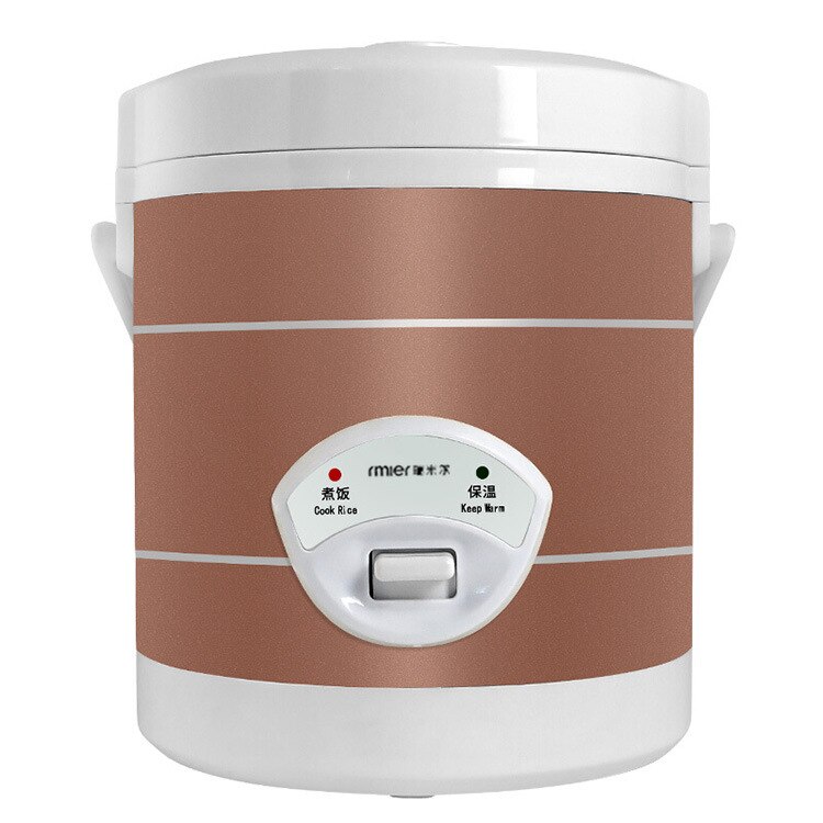 12V 24V mini rice cooker 1.6L car trucks electric soup porridge cooking machine food steamer warmer fast heating lunch box