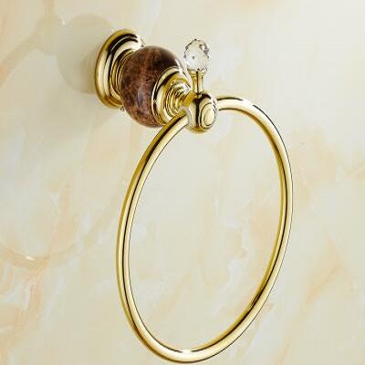 Anillo de toalla antiguo de cobre jade para baño, anillos de pared de latón Vintage, soporte de anillo de toalla de cocina, 4 estilos,: 01