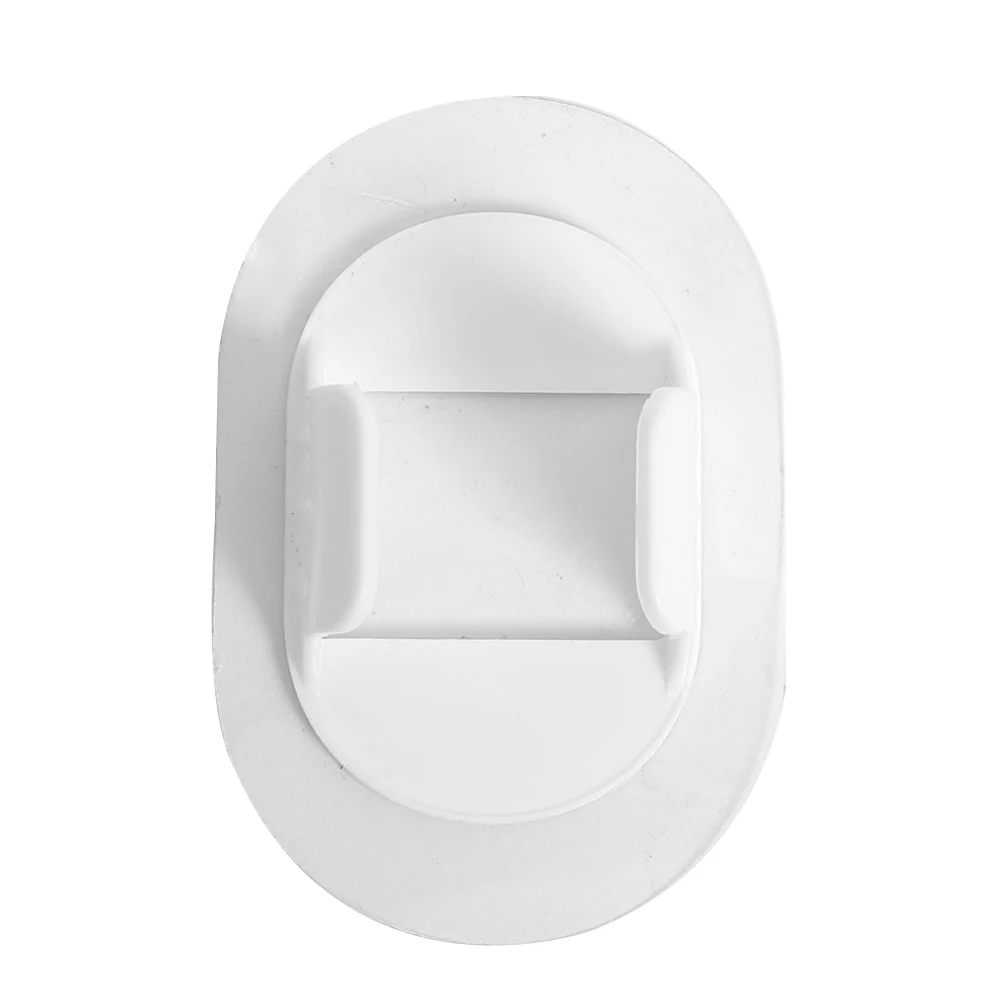 Pijpklem Haken Rek Zelfklevende Pijphouder Wandmontage 30-38mm Waterbuis Organizer Houder Slang Vaste Clip Badkamer Clip: M / Light Grey