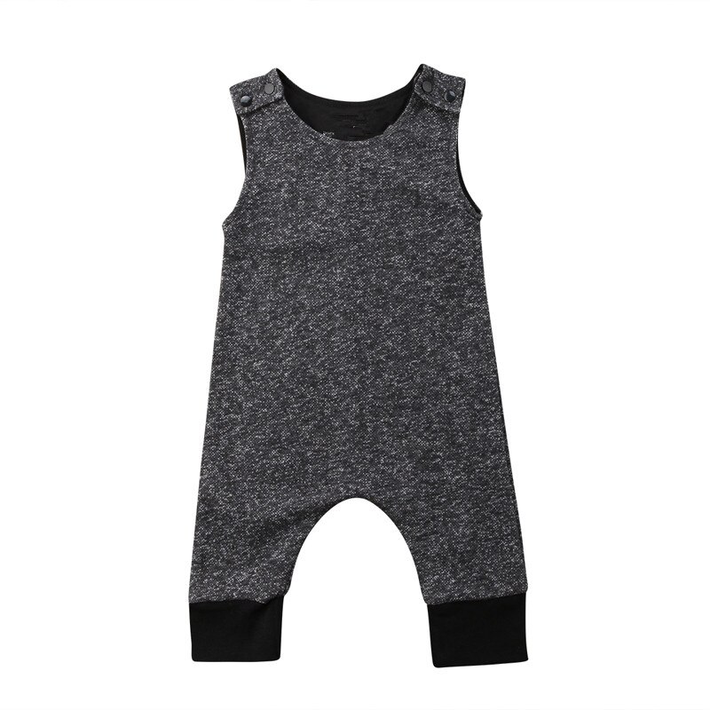 @ Recién nacido bebé niño Niñas Ropa Romper sin mangas algodón Casual mono ropa trajes bebé niños 0-18 M: 18 meses