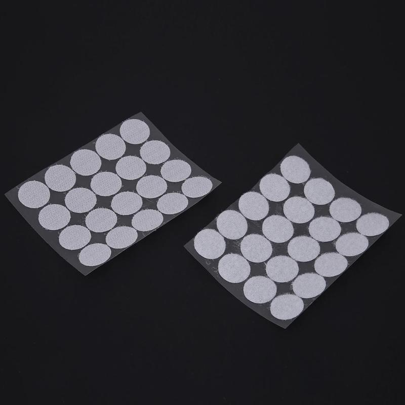 100 Pairs Dots Sticker Haak Lus Dubbelzijdig Zelfklevende Nylon Tape Snap Adhesive Sluiting Tape Thuisgebruik naaien Accessoires