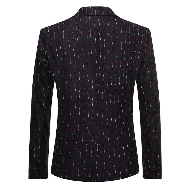Hvit stripete dressjakke for menn høstdress blazer business casual jakker og kåper