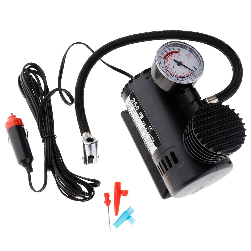 Portable Electric Mini 12V Air Compressor Pump Car Tyre Tire Inflator 300PSI