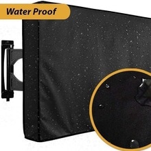 Udendørs lcd-tv-dækning med mikrofiberklud vandtæt støvtæt tv-skærm støvdæksler beskytter tv-beskyttelsesetui