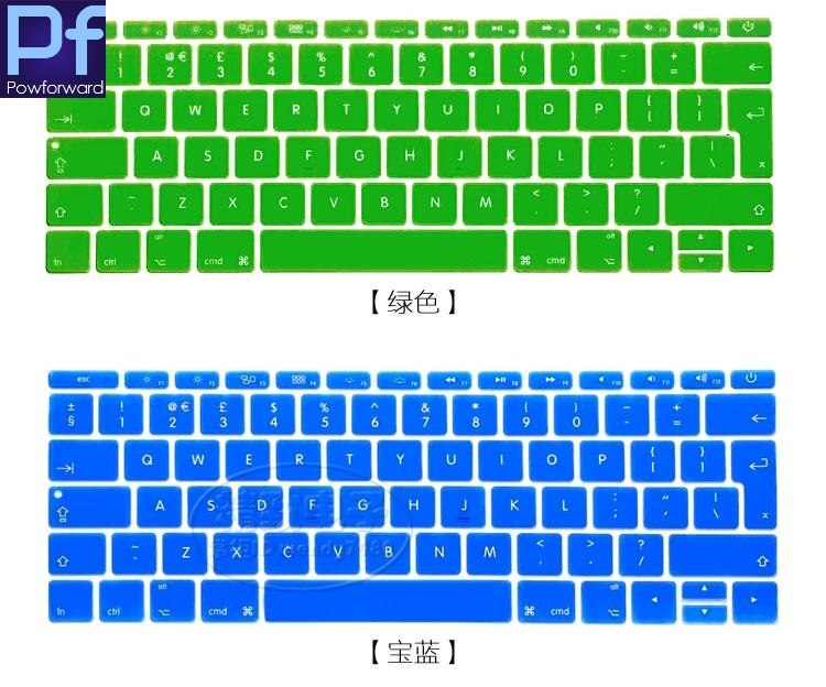 Voor imac siliconen laptop notebook beschermer euro eu engels computer toetsenbord cover voor macbook air pro retina 13 15