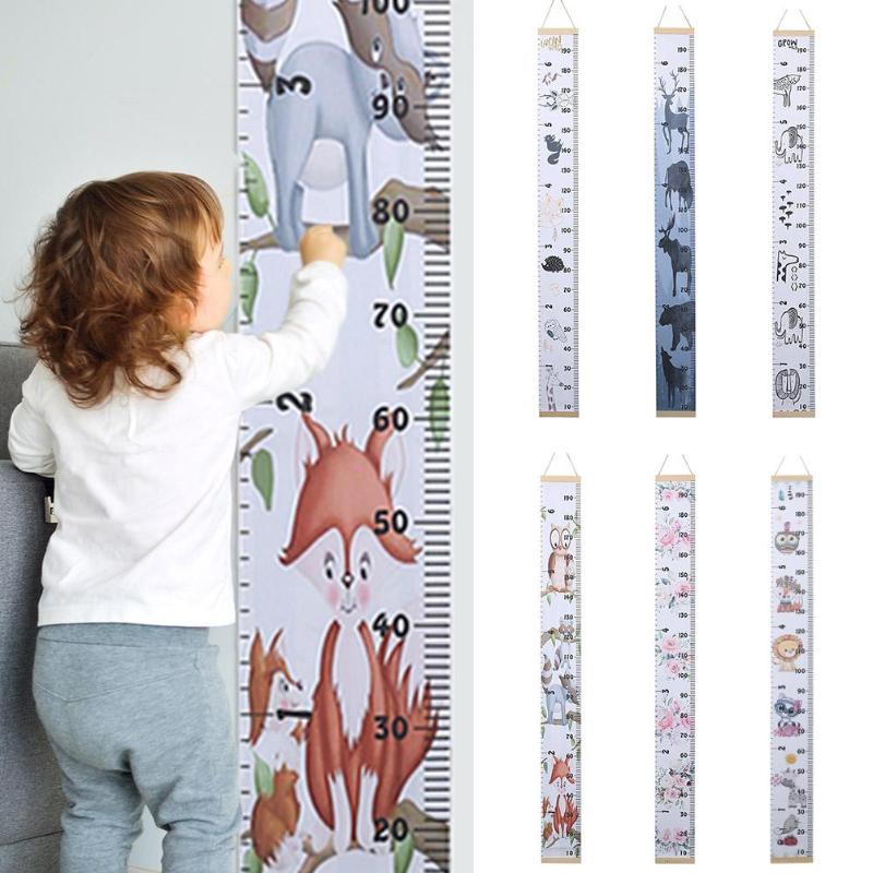 Flyttbar höjdmått linjal baby barn barn dekorativa tillväxt diagram höjd linjal hängande diagram hem dekorativa